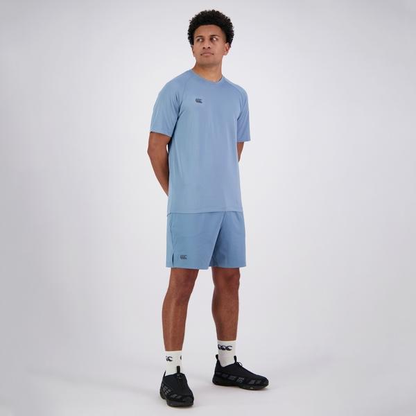 Canterbury Of New Zealand MENS TEMPO+ KNIT SHORT BLUE