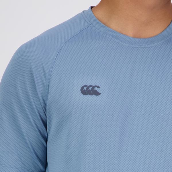 Canterbury Of New Zealand MENS TEMPO+ TRAINING T-SHIRT BLUE