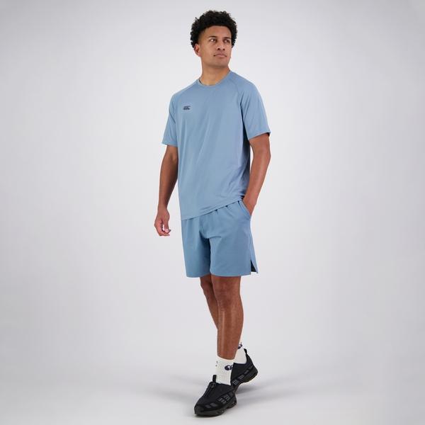 Canterbury Of New Zealand MENS TEMPO+ TRAINING T-SHIRT BLUE
