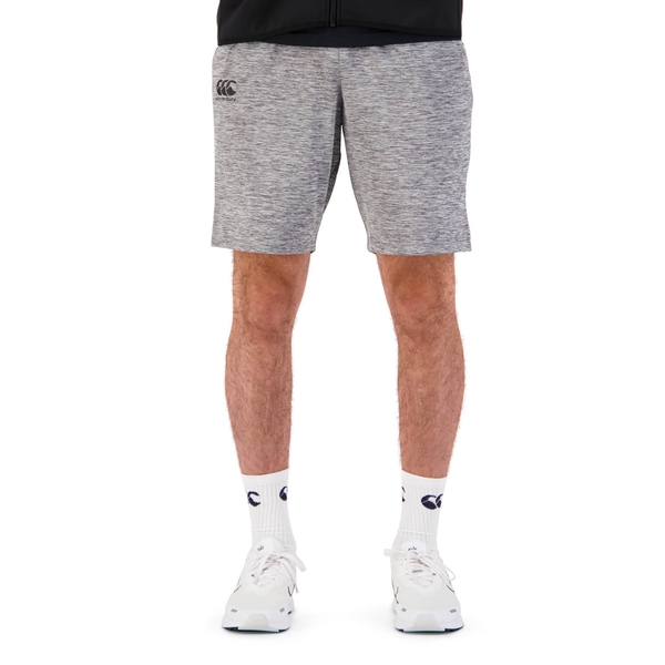 canterbury of new zealand MENS VAPODRI 9" KNIT SHORT GREY