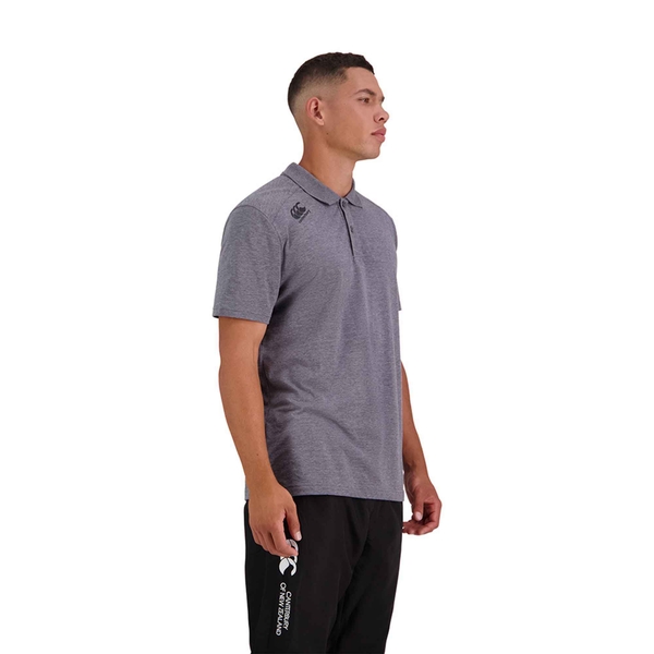 Canterbury Of New Zealand MENS VAPODRI SHORT SLEEVE TEMPO POLO IN GREY