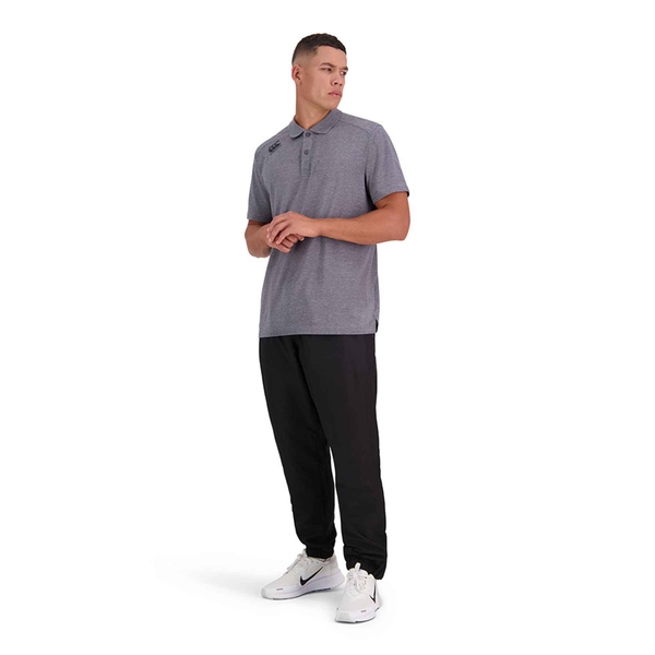 Canterbury Of New Zealand MENS VAPODRI SHORT SLEEVE TEMPO POLO IN GREY