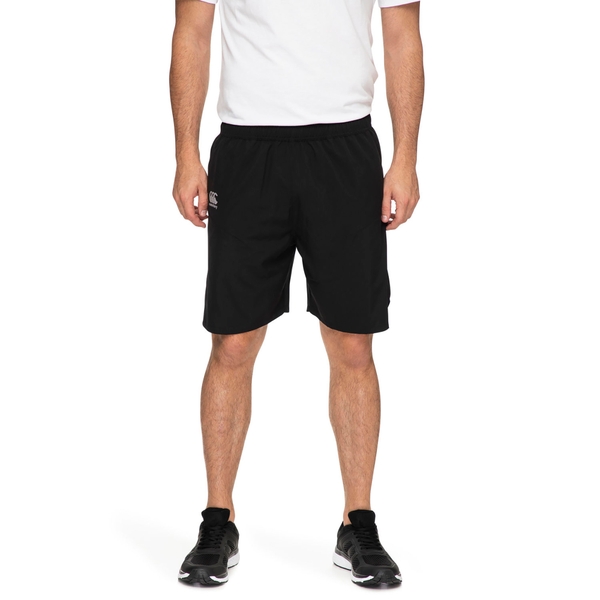 canterbury of new zealand MENS VAPODRI WOVEN GYM SHORT BLACK