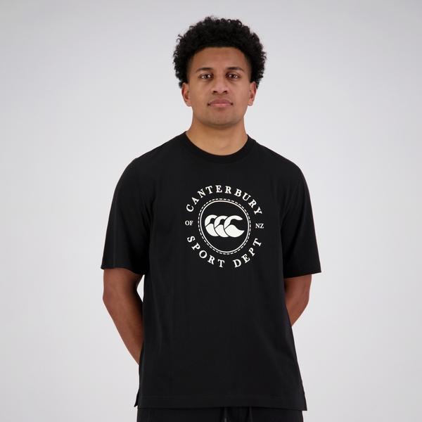 Canterbury Of New Zealand SPORT DEPT. LOGO T-SHIRT BLACK