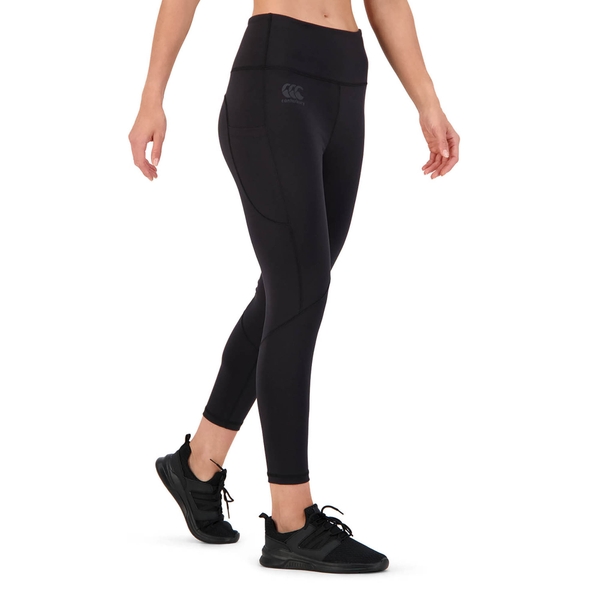 Canterbury Of New Zealand WOMEN'S VAPODRI 7/8 TIGHT IN JET BLACK