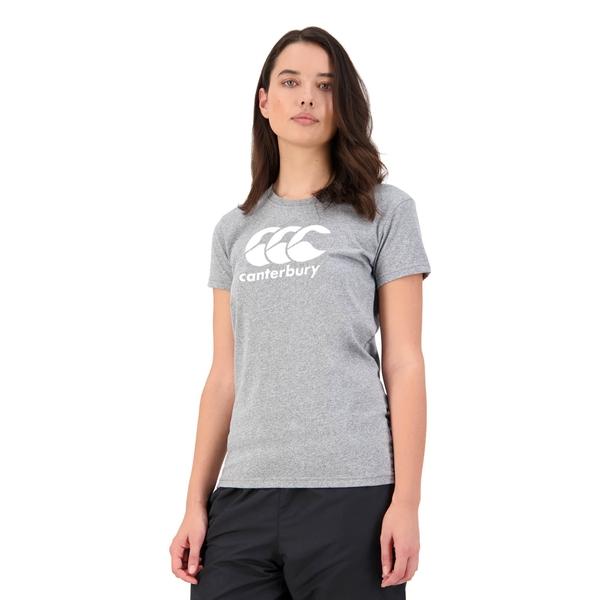 Canterbury Of New Zealand WOMENS CCC ANCHOR T-SHIRT GREY