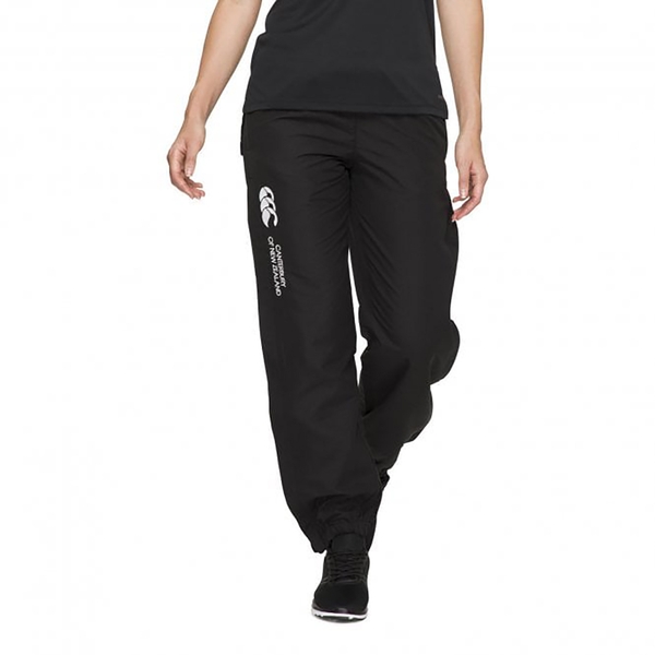 canterbury of new zealand WOMENS CUFFED HEM STADIUM PANT BLACK
