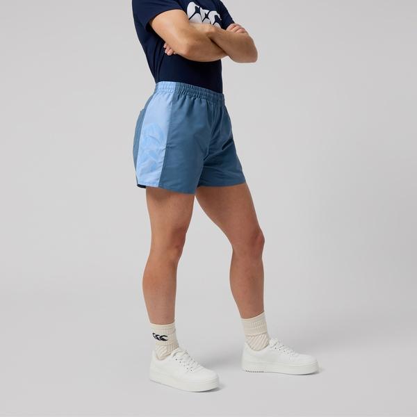 Canterbury Of New Zealand WOMENS FUNDAMENTAL PANEL TACTIC SHORT BLUE