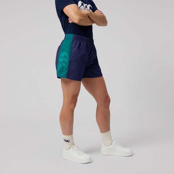 Canterbury Of New Zealand WOMENS FUNDAMENTAL PANEL TACTIC SHORT NAVY
