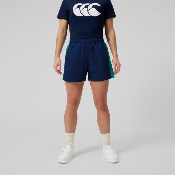 canterbury of new zealand WOMENS FUNDAMENTAL PANEL TACTIC SHORT NAVY