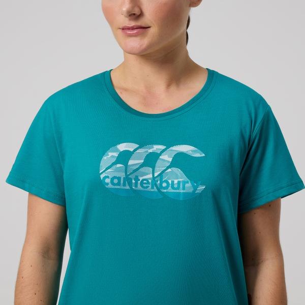Canterbury Of New Zealand WOMENS FUNDAMENTAL T-SHIRT ALPINE