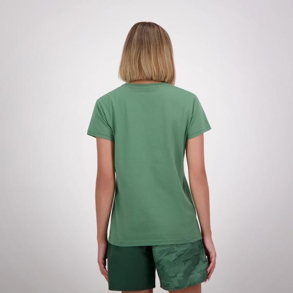 Canterbury Of New Zealand WOMENS FUNDAMENTALS CAMO T-SHIRT GREEN