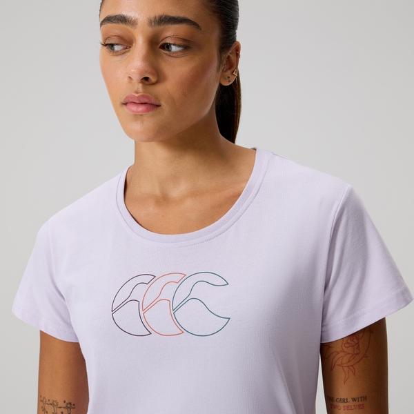 Canterbury Of New Zealand WOMENS FUNDAMENTALS T-SHIRT THISTLE