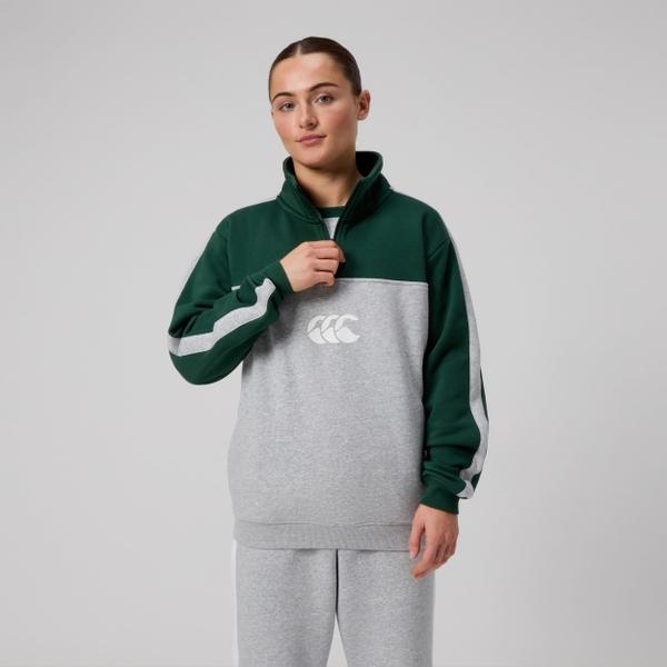Canterbury Of New Zealand WOMENS LEGENDS QUARTER-ZIP GREY