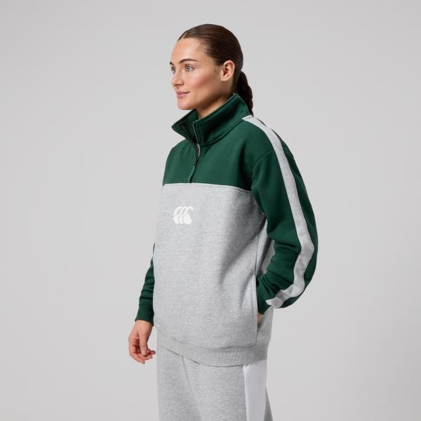 Canterbury Of New Zealand WOMENS LEGENDS QUARTER-ZIP GREY