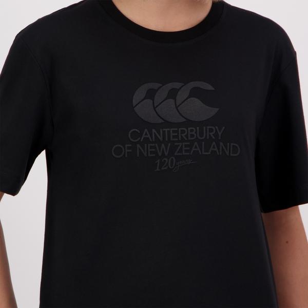 Canterbury Of New Zealand WOMENS PITCH-BLACK T-SHIRT BLACK