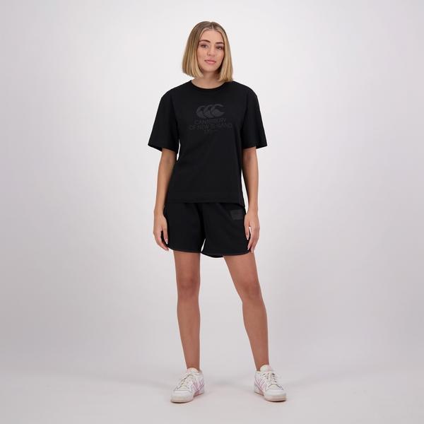 Canterbury Of New Zealand WOMENS PITCH-BLACK T-SHIRT BLACK