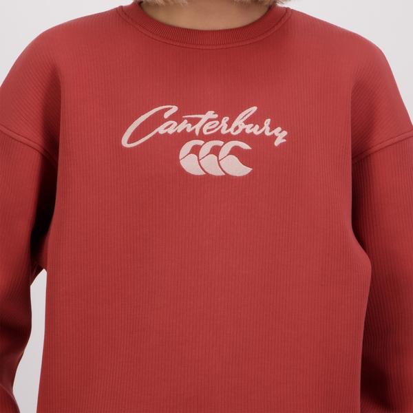 Canterbury Of New Zealand WOMENS SCENE-SET CREW MARSALA