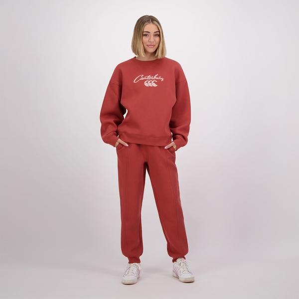 Canterbury Of New Zealand WOMENS SCENE-SET CREW MARSALA