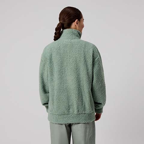 Canterbury Of New Zealand WOMENS SCENE-SET QUARTER ZIP GREEN