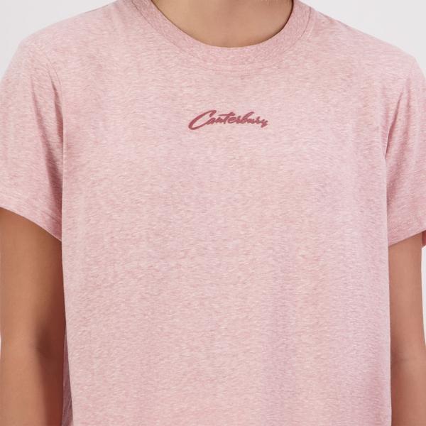 Canterbury Of New Zealand WOMENS SCENE-SET T-SHIRT PINK