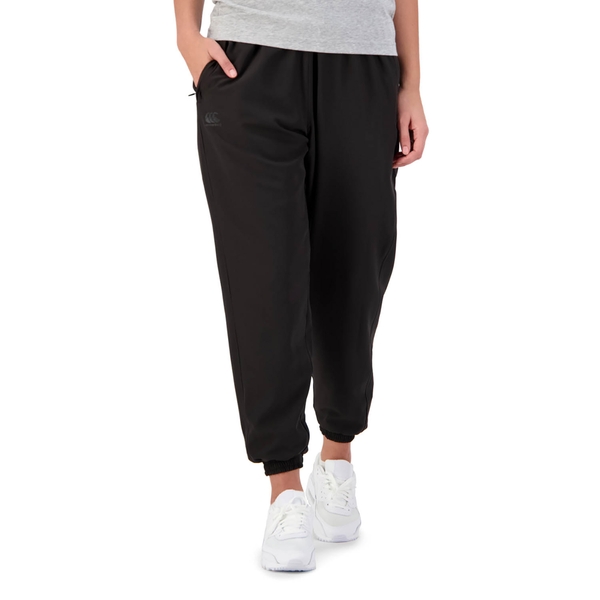 canterbury of new zealand WOMENS TEMPO WOVEN PANT BLACK