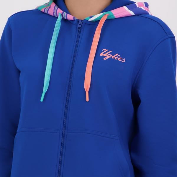 Canterbury Of New Zealand WOMENS UGLIES FULL ZIP HOODIE BLUE