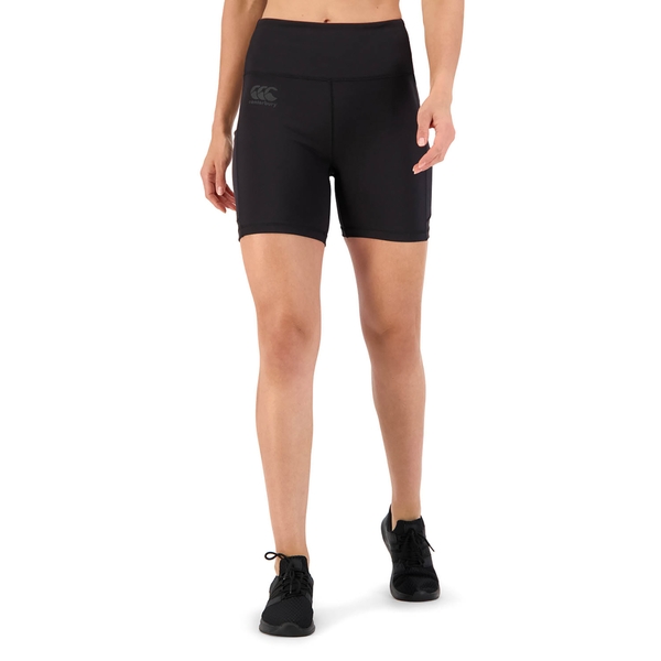 canterbury of new zealand WOMENS VAPODRI BOOTY SHORT BLACK