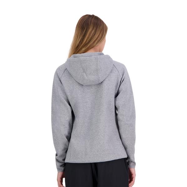 Canterbury Of New Zealand WOMENS VAPODRI FULL ZIP TEMPO HOODED SWEATSHIRT IN GREY