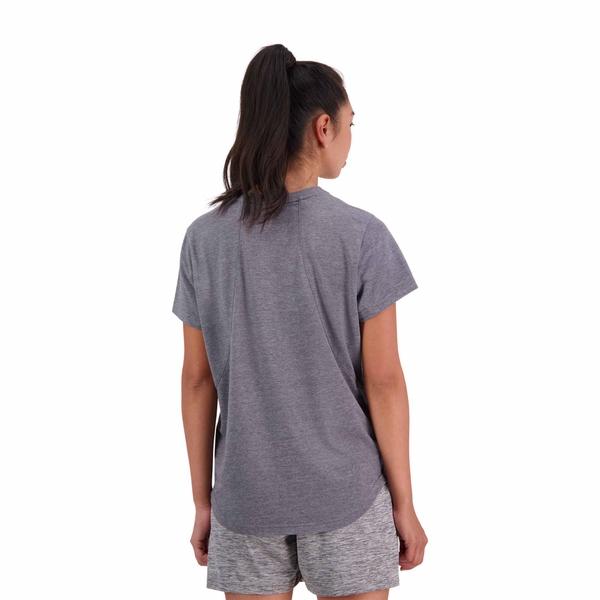Canterbury Of New Zealand WOMENS VAPODRI SHORT SLEEVE TEMPO T-SHIRT IN GREY