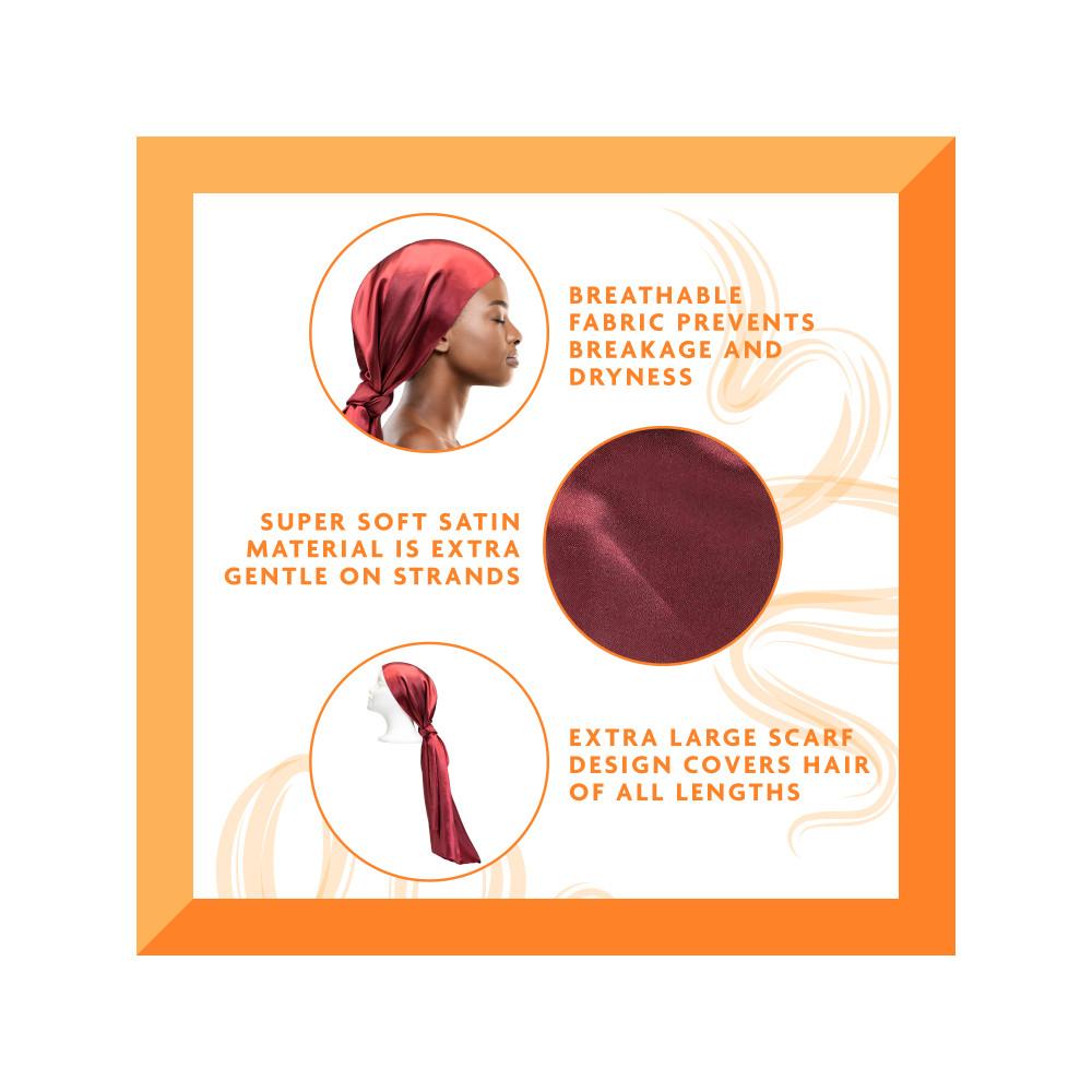 Cantu Satin Scarf Solid Design