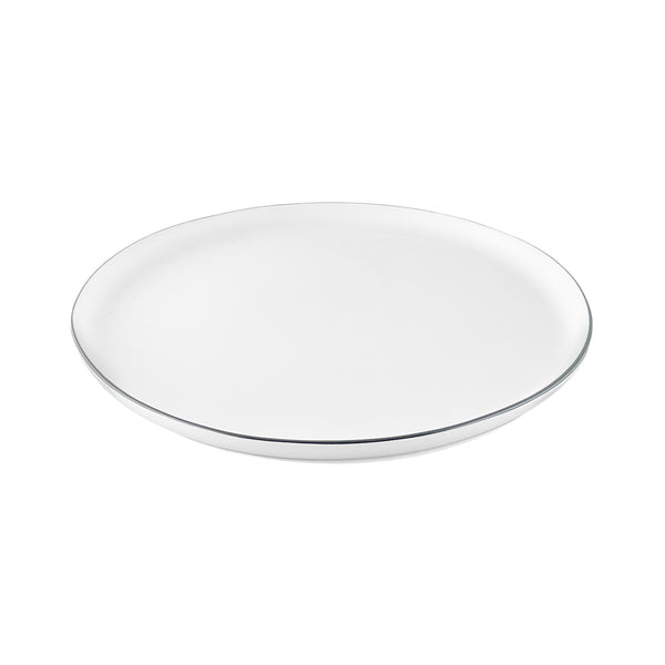 Canvas Home Abbesses Black Rim Porcelain Dinner Plate Set Of 4