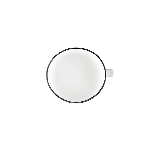 Canvas Home Abbesses Black Rim Porcelain Mug Set Of 4