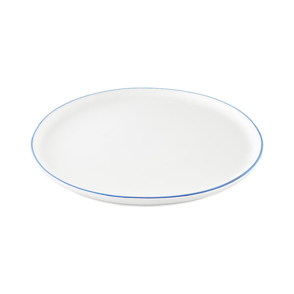 Canvas Home Abbesses Blue Rim Porcelain Dinner Plate Set Of 4