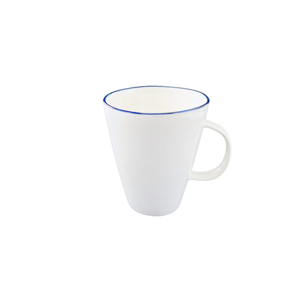 Canvas Home Abbesses Blue Rim Porcelain Mug Set Of 4