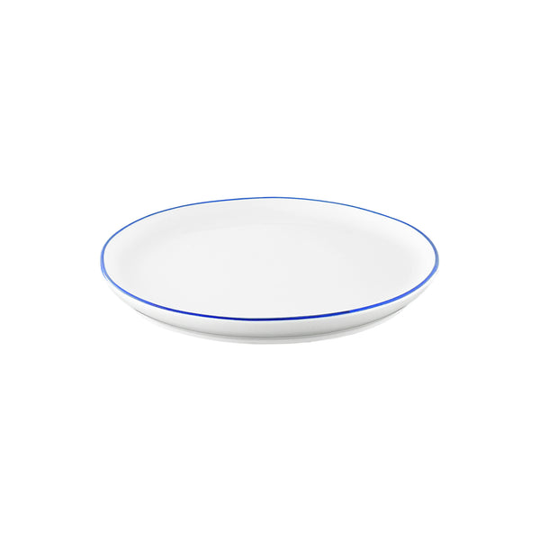 Canvas Home Abbesses Blue Rim Porcelain Salad Plate Set Of 4