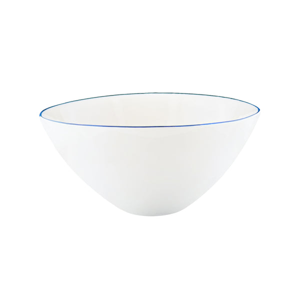 Canvas Home Abbesses Blue Rim Porcelain Serving Bowl Set Of 2