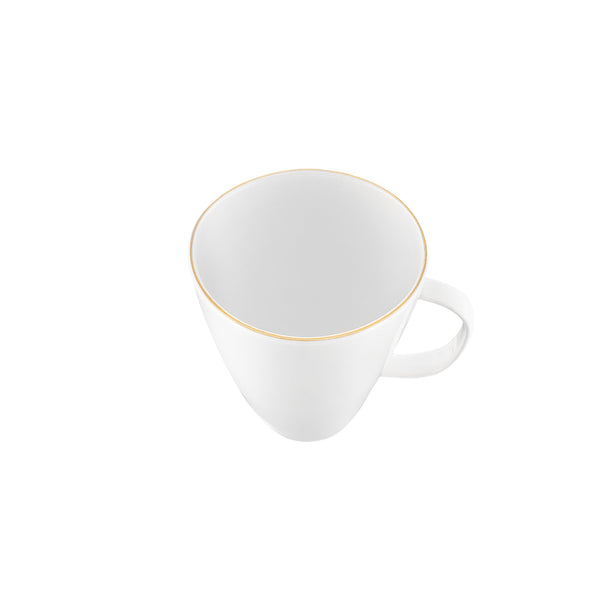 Canvas Home Abbesses Gold Rim Porcelain Mug Set Of 4