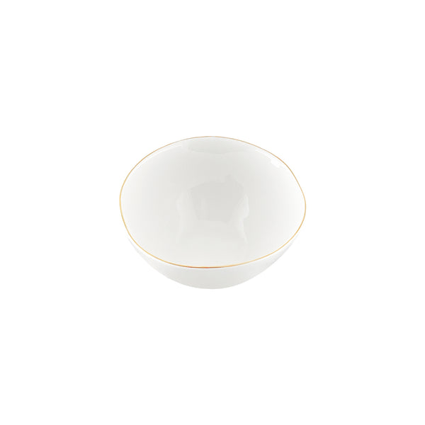 Canvas Home Abbesses Gold Rim Porcelain Small Bowl Set Of 4