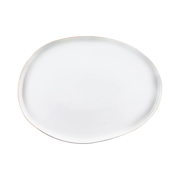 canvas home Abbesses Gold Rim Porcelain Small Serving Platter