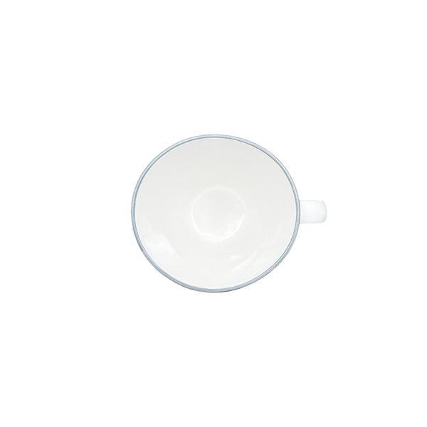 Canvas Home Abbesses Grey Rim Porcelain Mug Set Of 4