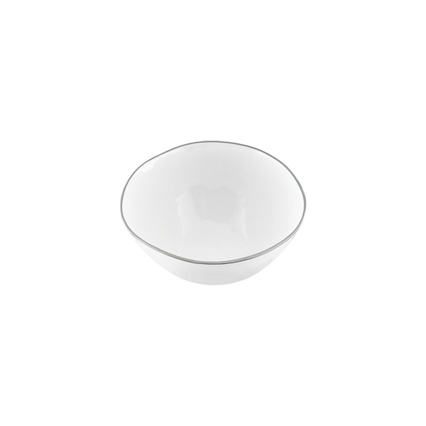 Canvas Home Abbesses Grey Rim Porcelain Small Bowl Set Of 4