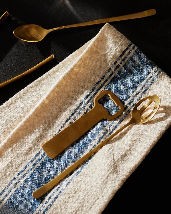 Canvas Home Canvas Classic Matte Gold Stainless Steel 4 Piece Bar Tool Gift Set