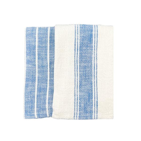 canvas home Cotton Indigo Tea Towel Set of 2