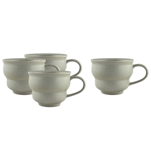 canvas home Lafayette Fog Stoneware Cup Set of 4