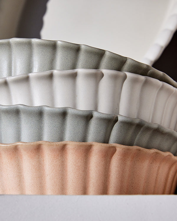 Canvas Home Lafayette Oval Fog Stoneware Baker