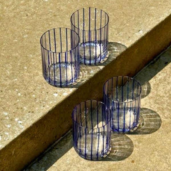 Canvas Home Lido Rocks Glass - Set Of 4