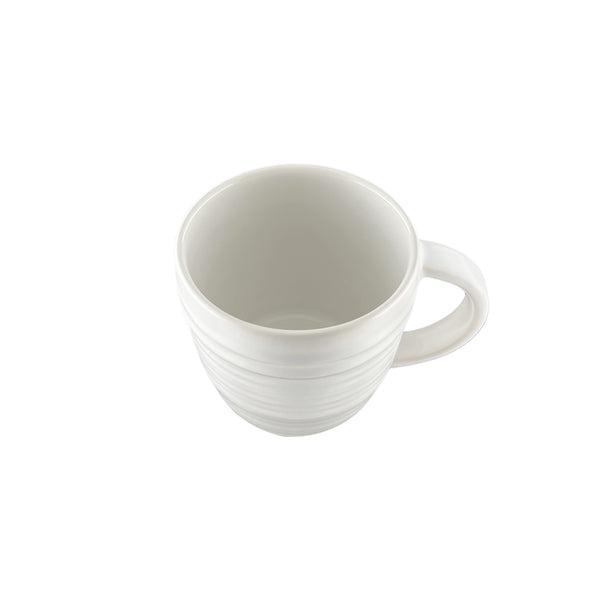 Canvas Home Lines White Stoneware Mug Set Of 4