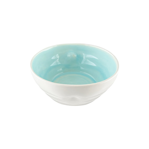 Canvas Home Pinch Cereal Bowl In Aqua