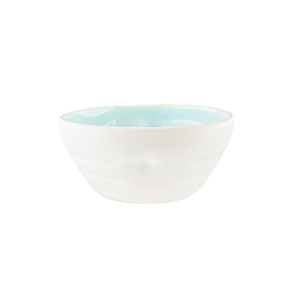 canvas home Pinch Cereal Bowl in Aqua